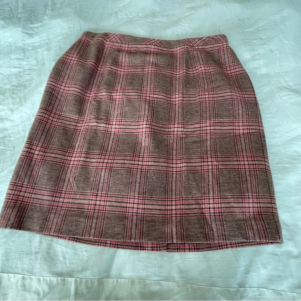 TALBOTS Glen Plaid Wool-Blend Pencil Skirt‎ - Picture 11 of 12